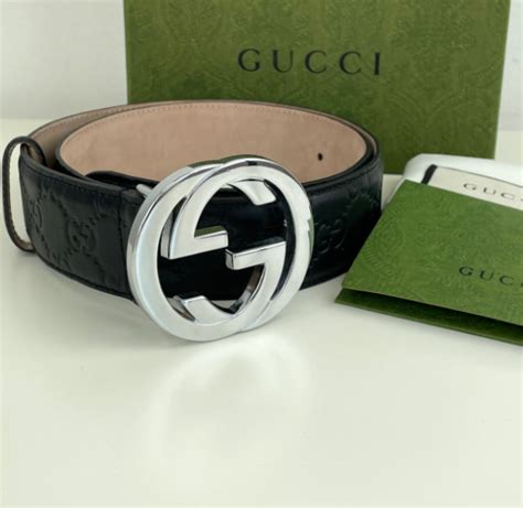 Gucci Signature皮革皮帶